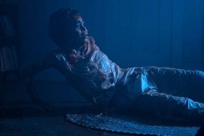 Amanda Christine on floor of bedroom