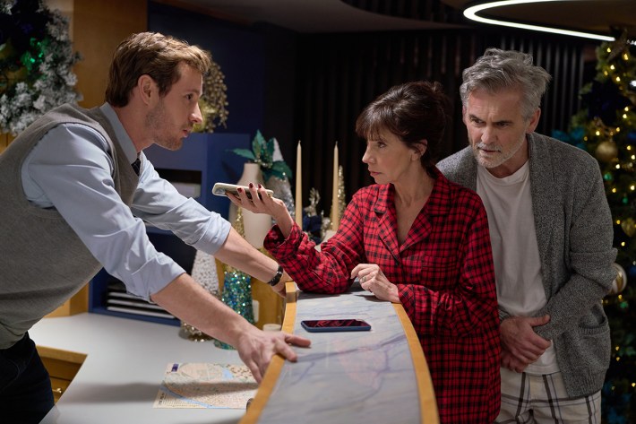 Parents at concierge desk