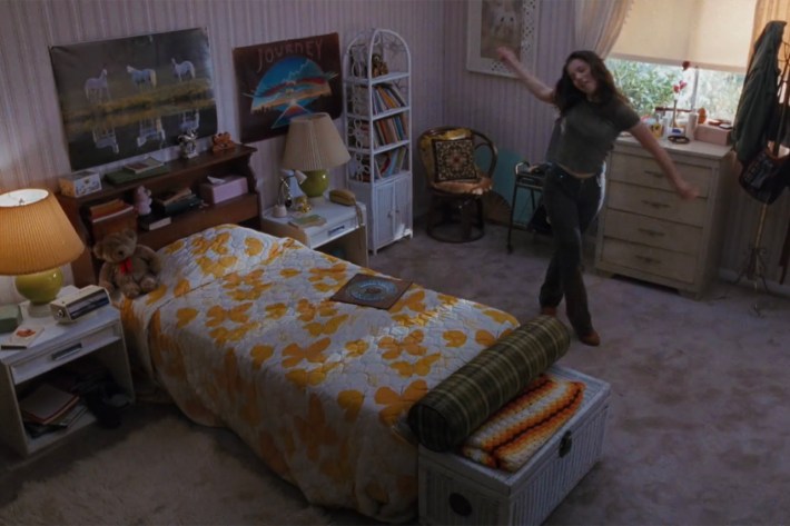 Lindsay dancing in bedroom