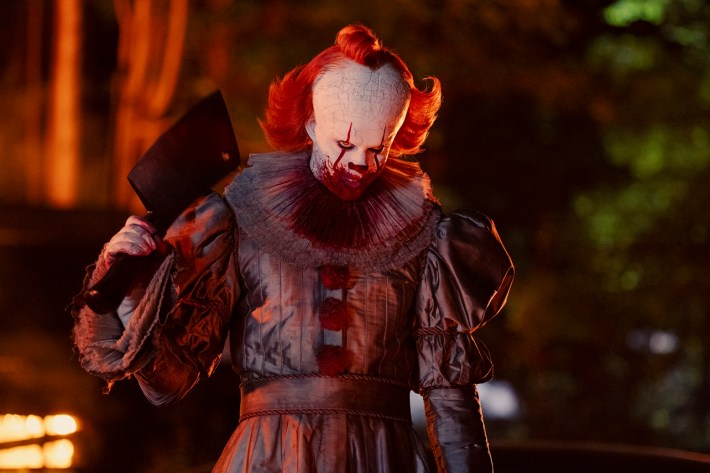 Pennywise with cleaver