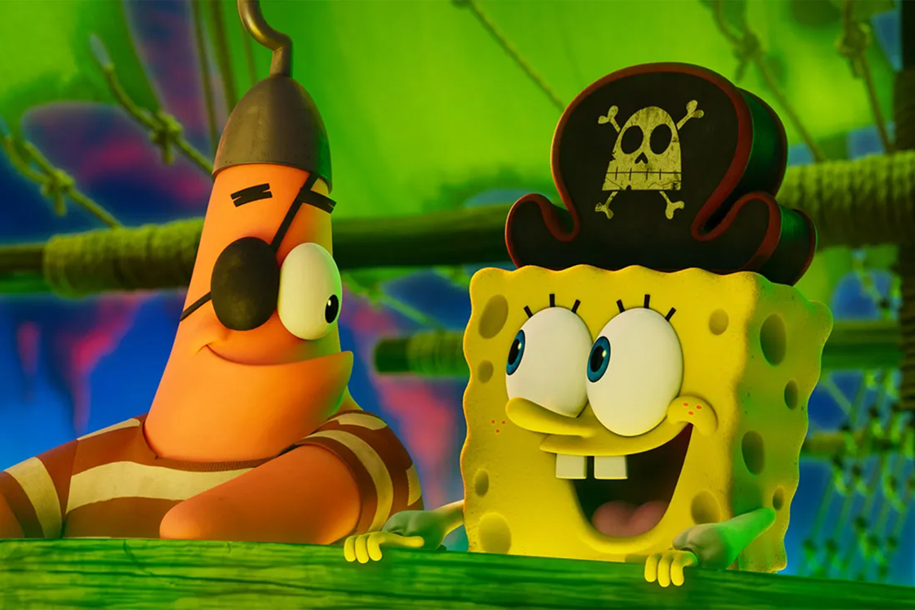 Patrick and SpongeBob as pirates