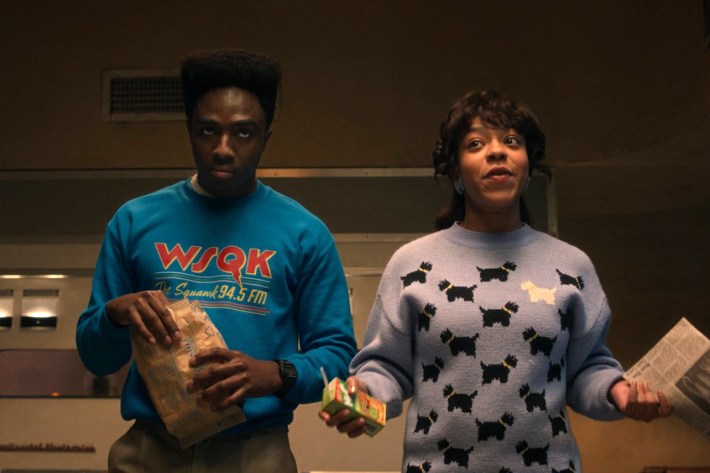 Lucas and Erica coming up with ideas