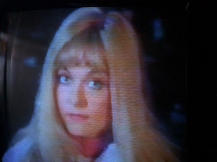 Maddy as Laura on videotape