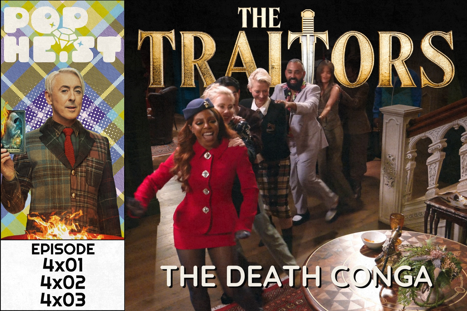 Traitors doing conga line