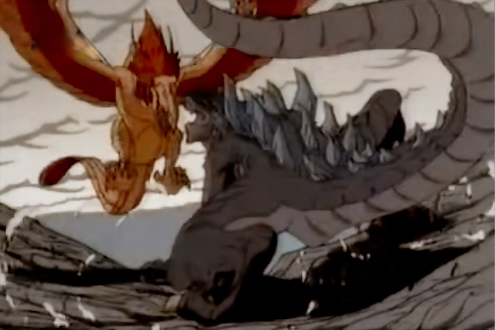 Godzilla vs winged monster