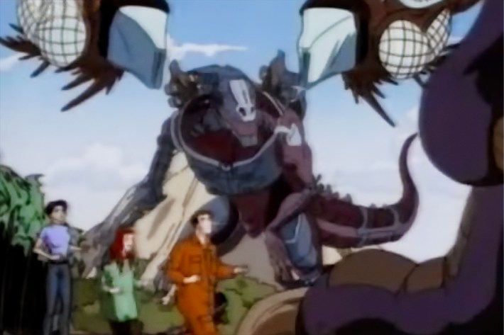 Godzilla with armor