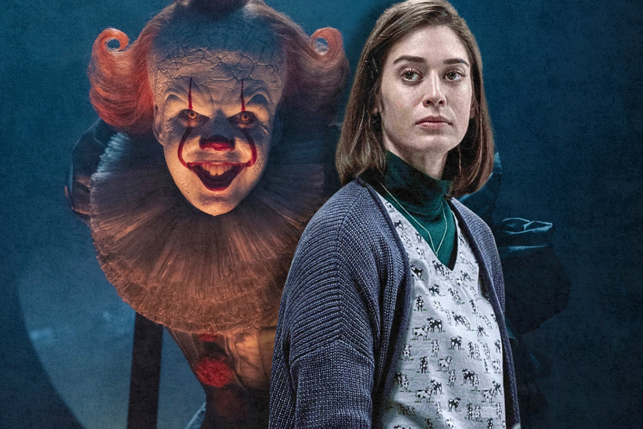 Annie Wilkes in front of Pennywise