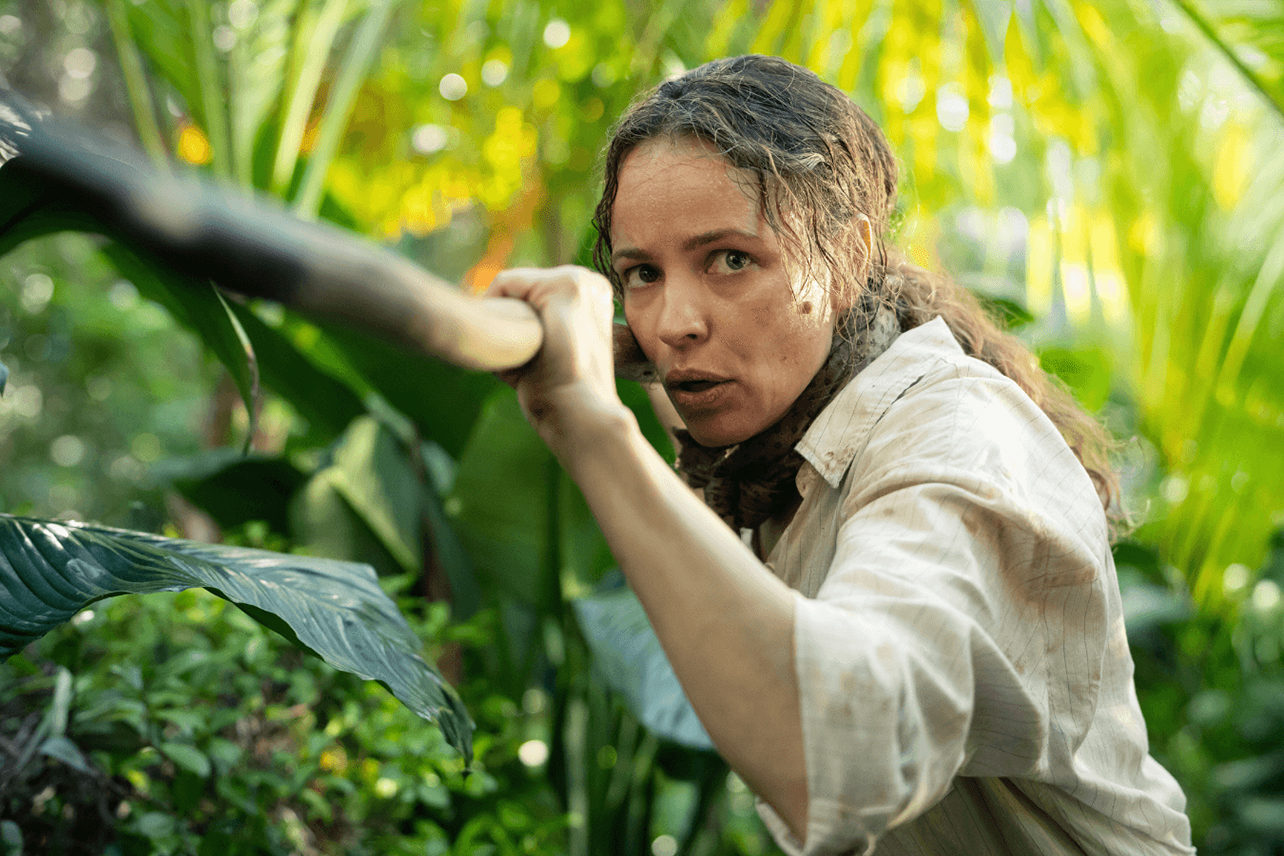 Rachel McAdams in jungle setting