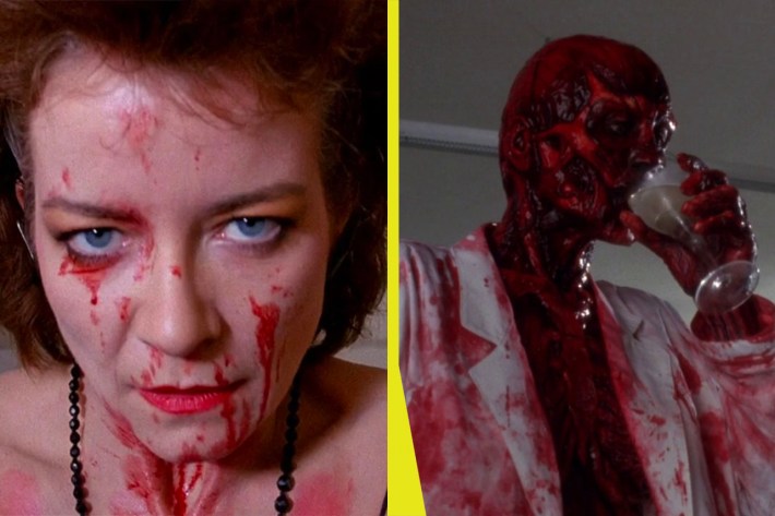 Julia with skin and without