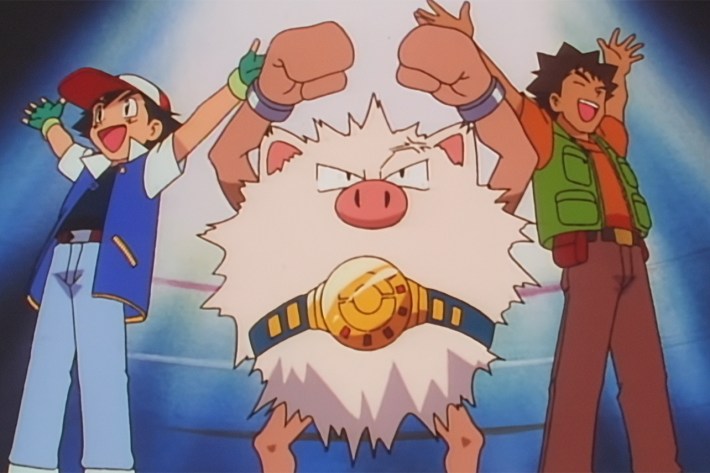 Pokemon in boxing ring