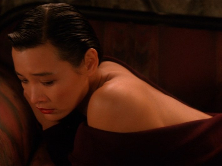 Josie with back exposed