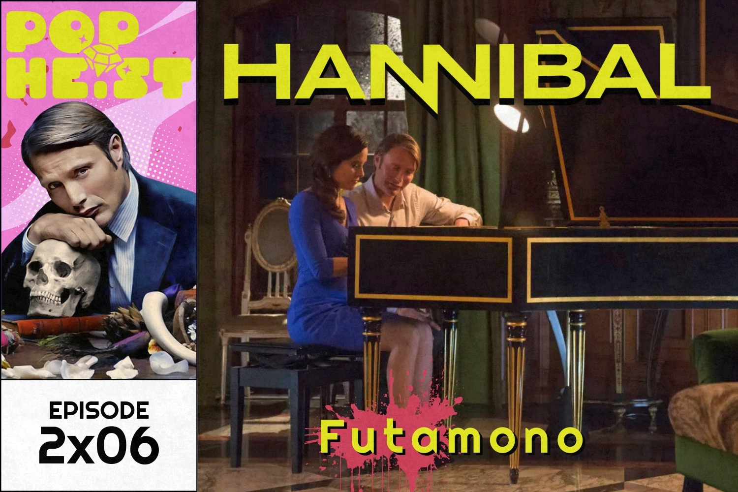 Hannibal and woman at piano