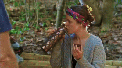 Christian signaling to Emily to STFU