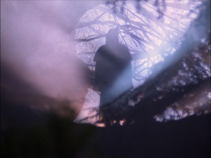 Mystery figure in light