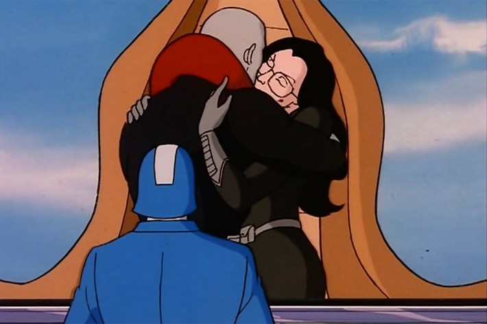 Destro and Baroness making out