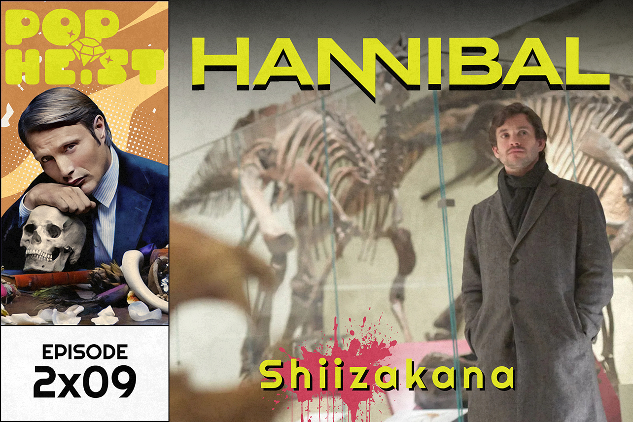 Will in front of dinosaur skeletons