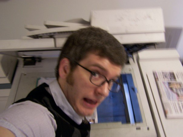 Brett at copier