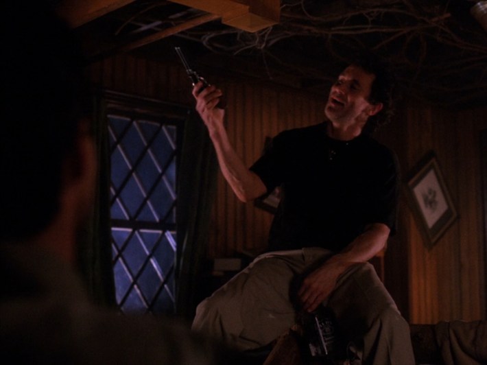 Harry with a gun