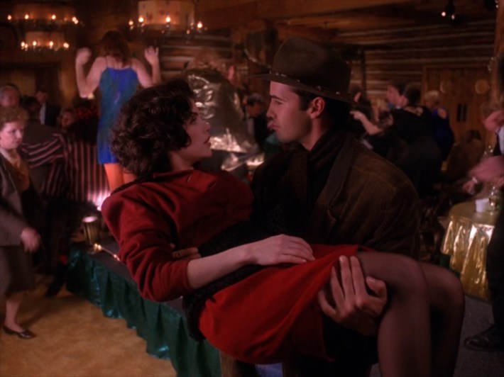 Audrey swept off feet