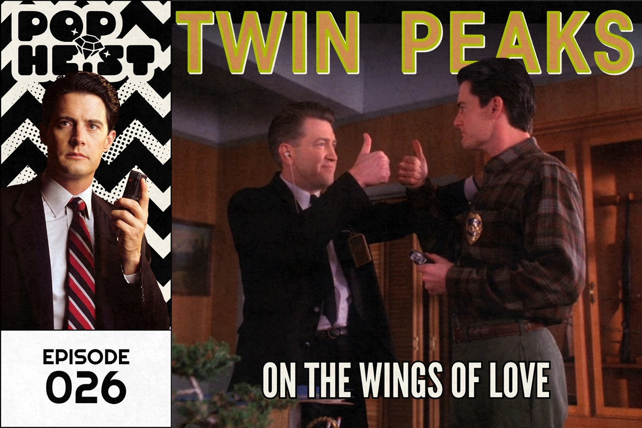 David Lynch giving Dale Cooper a thumbs up