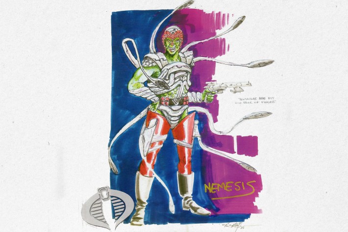 Sketch from Rudat of Nemesis