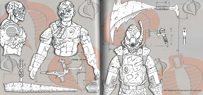 Golobulus and Royal Guard toy designs