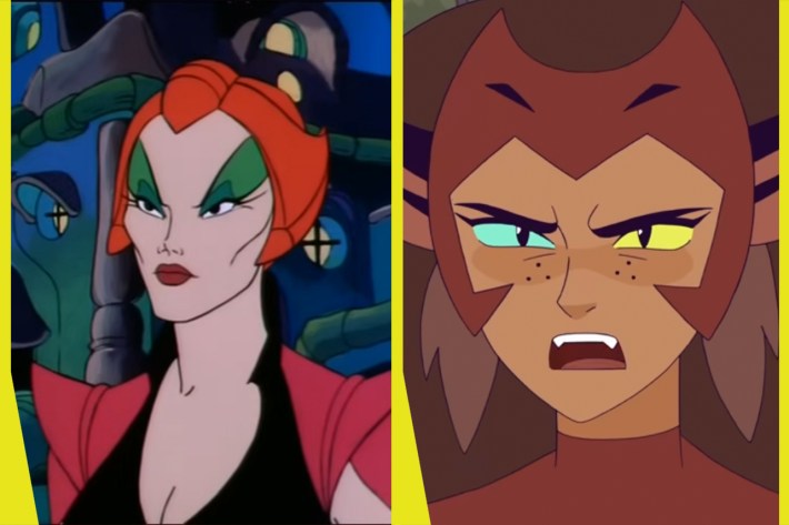 Catra in 80s and 10s