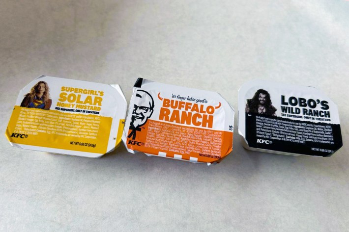 Supergirl KFC sauces