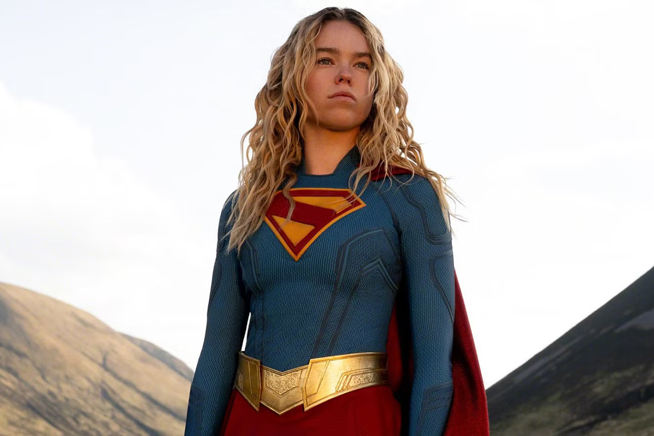 Supergirl in costume