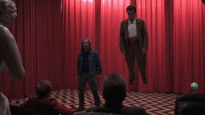 Bob and Leland in Lodge
