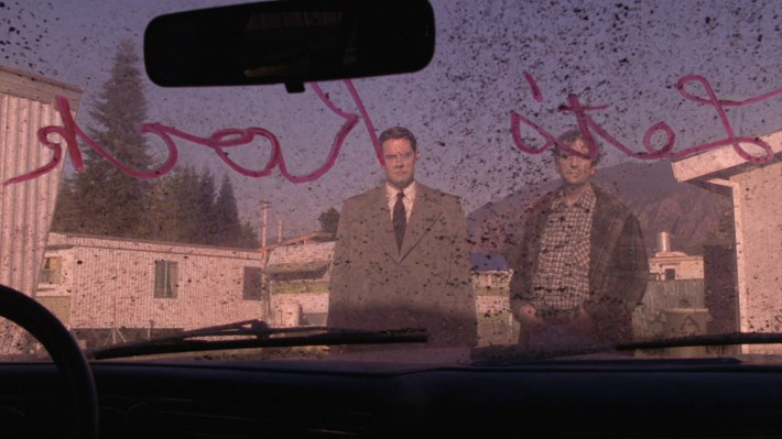 Dirty windshield and Coop