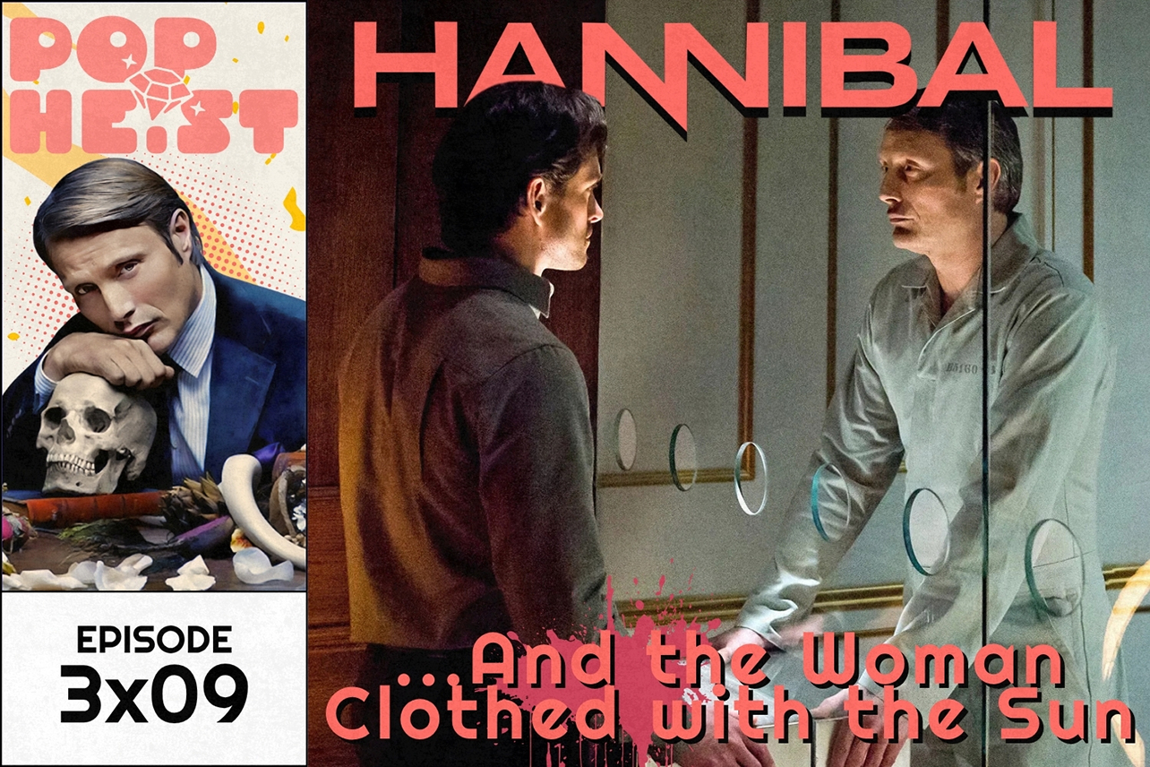 Will and Hannibal on opposite sides of cell