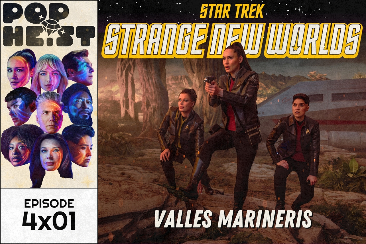 Starfleet officers on planet