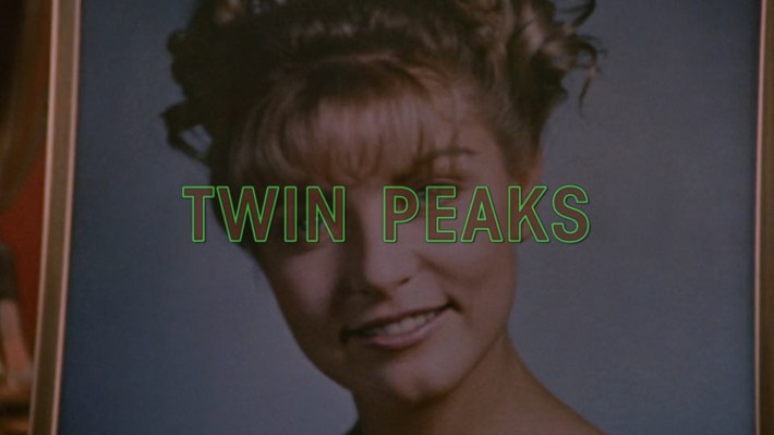 Laura photo with Twin Peaks logo