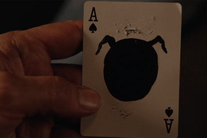 Doodle on playing card