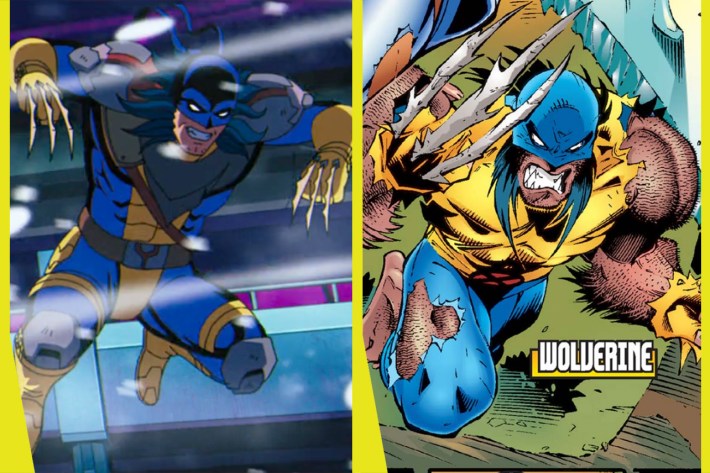 Feral Wolverine with bone claws