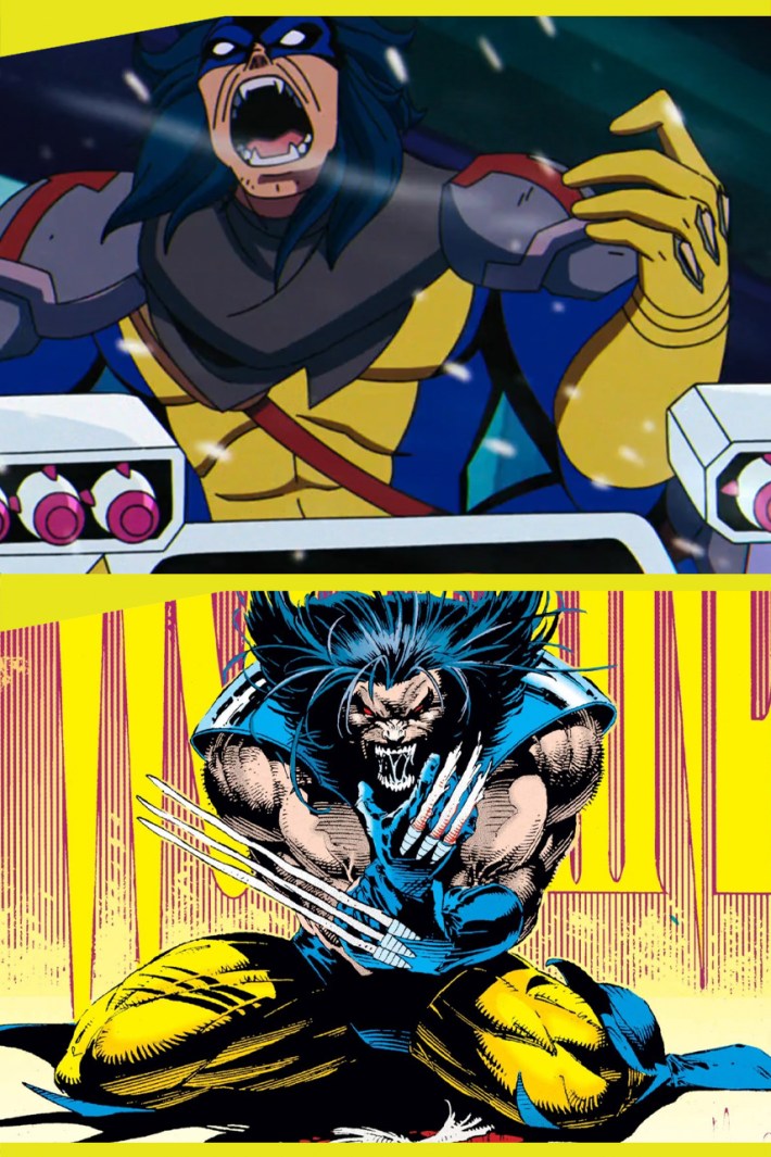 wolverine with broken claws