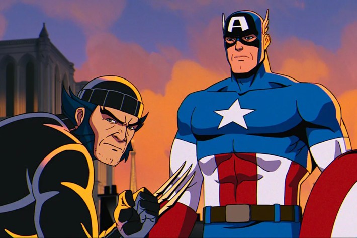 Wolverine and Captain America