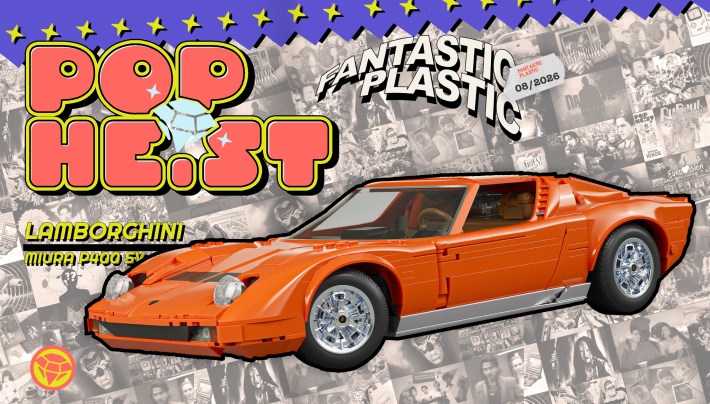 Lambo on Pop Heist box