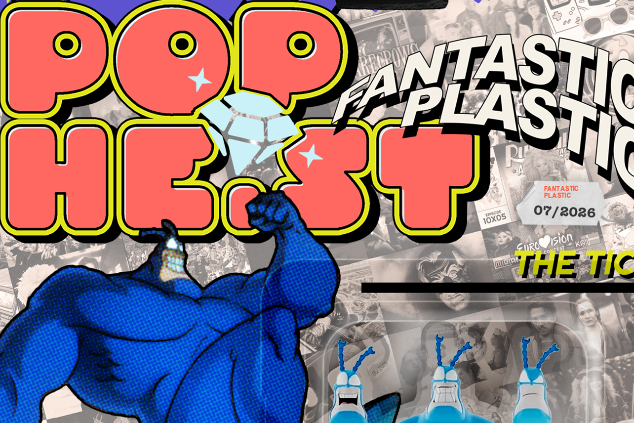 The Tick Pop Heist Fantastic Plastic cardback