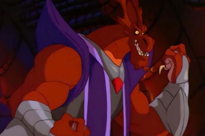 Tim Curry in Mighty Ducks cartoon