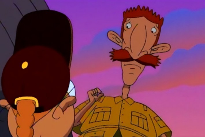 Tim Curry in Wild Thornberrys cartoon