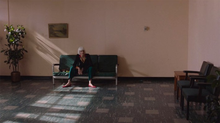 Diane in waiting room