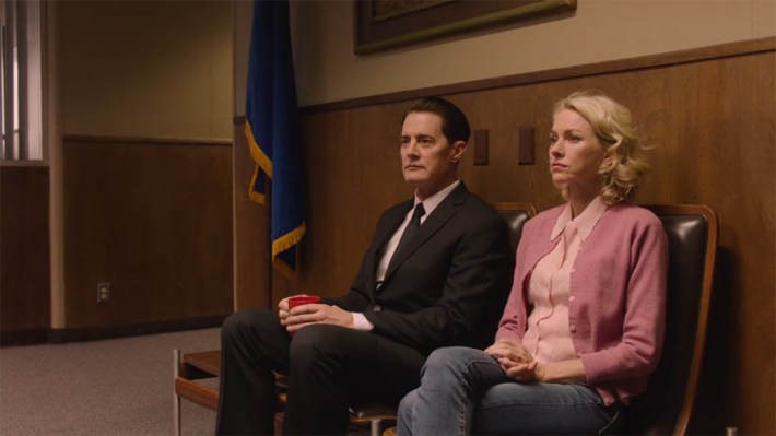 Doug and Janey seated