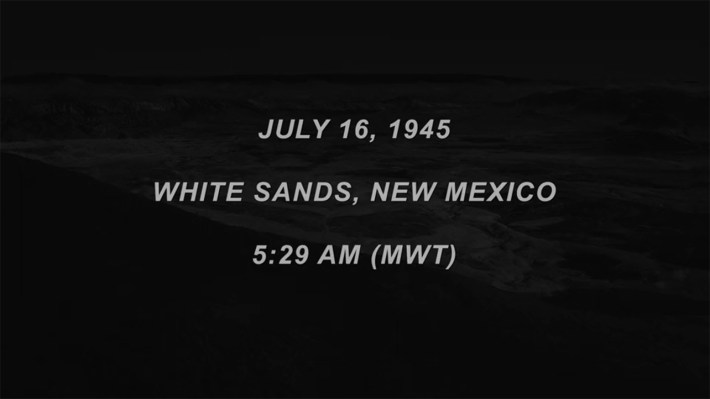 JULY 15, 1945WHITE SANDS, NEW MEXICO5:29 AM (MWT)