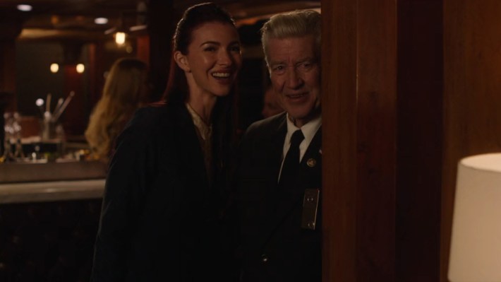 Gordon and Tammy watching