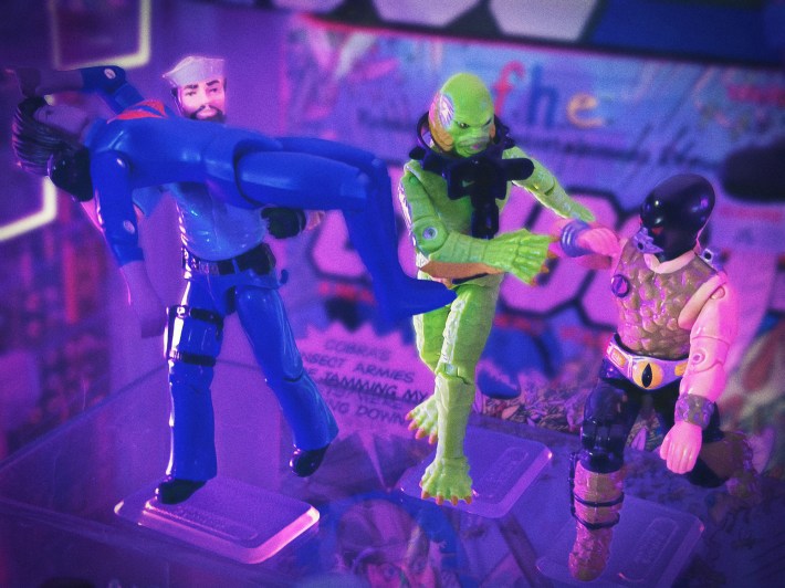 Shipwreck and Mara vs. The Creature and Croc Master