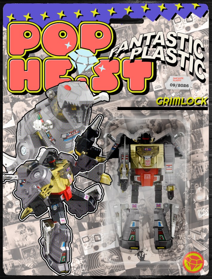 Grimlock on Pop Heist cardback