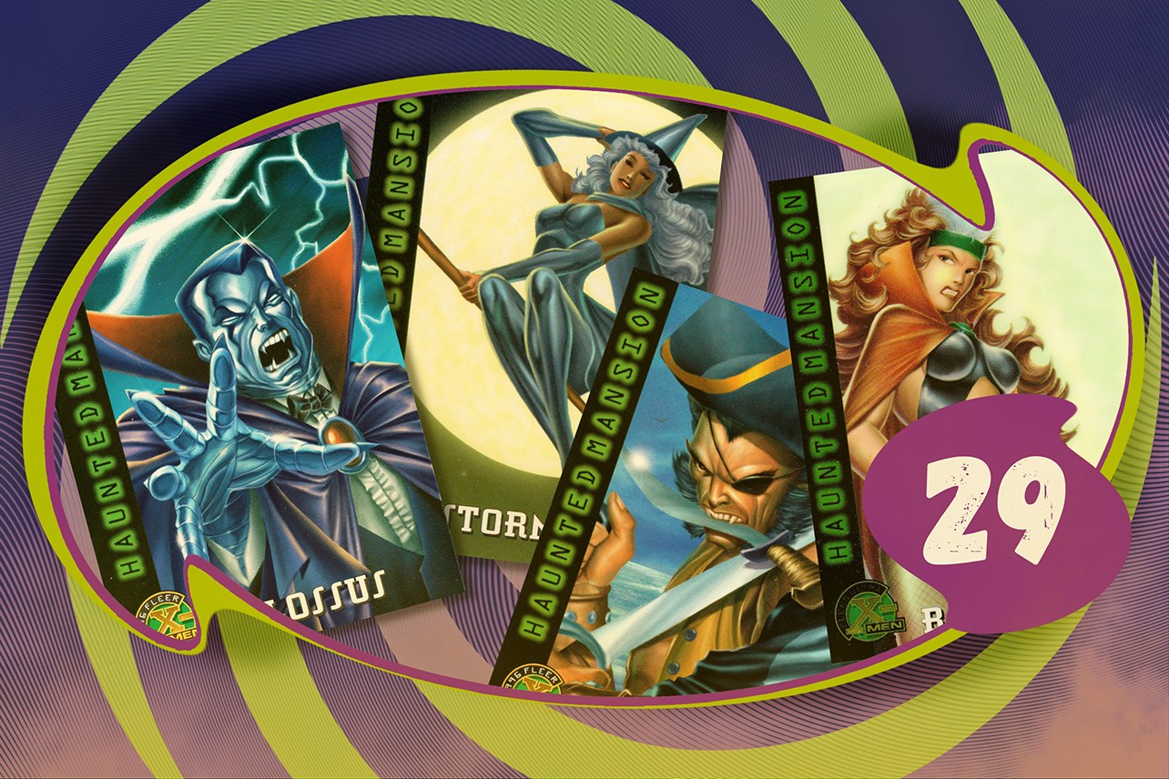 Haunted Mansion trading cards