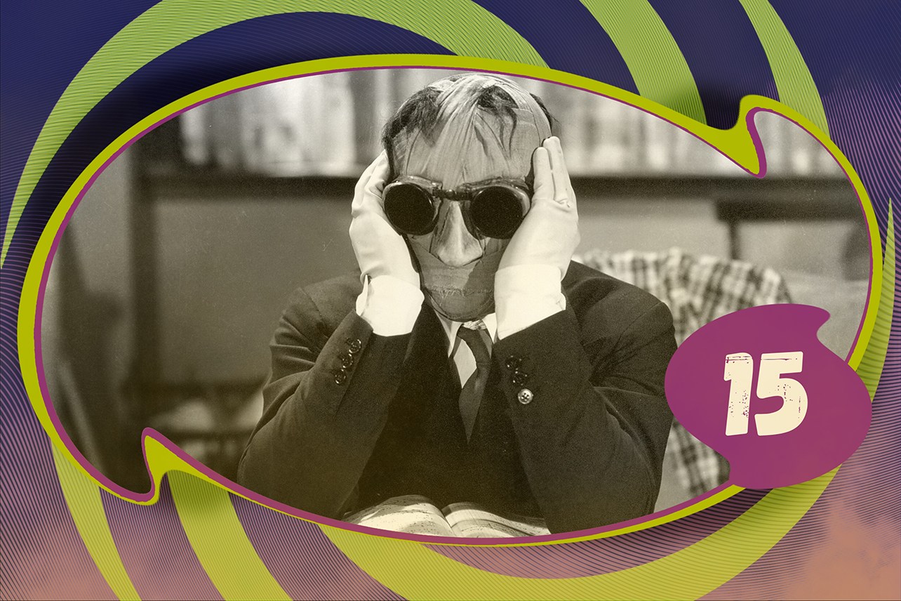 Invisible Man pouting